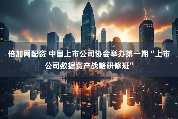 倍加网配资 中国上市公司协会举办第一期“上市公司数据资产战略研修班”